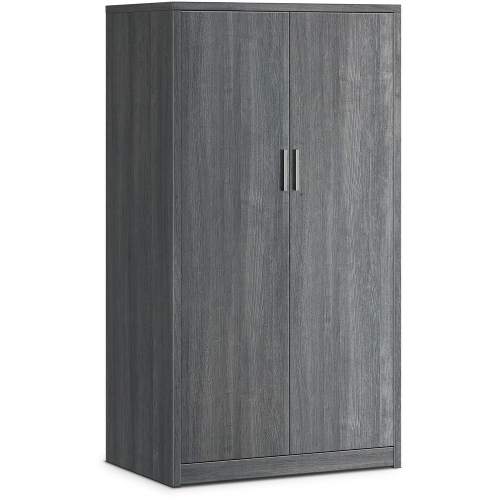 Image of The HON Company Wardrobe,w/Coat Road,4 Shelves,36"x24"x66-5/8",Sterling Ash