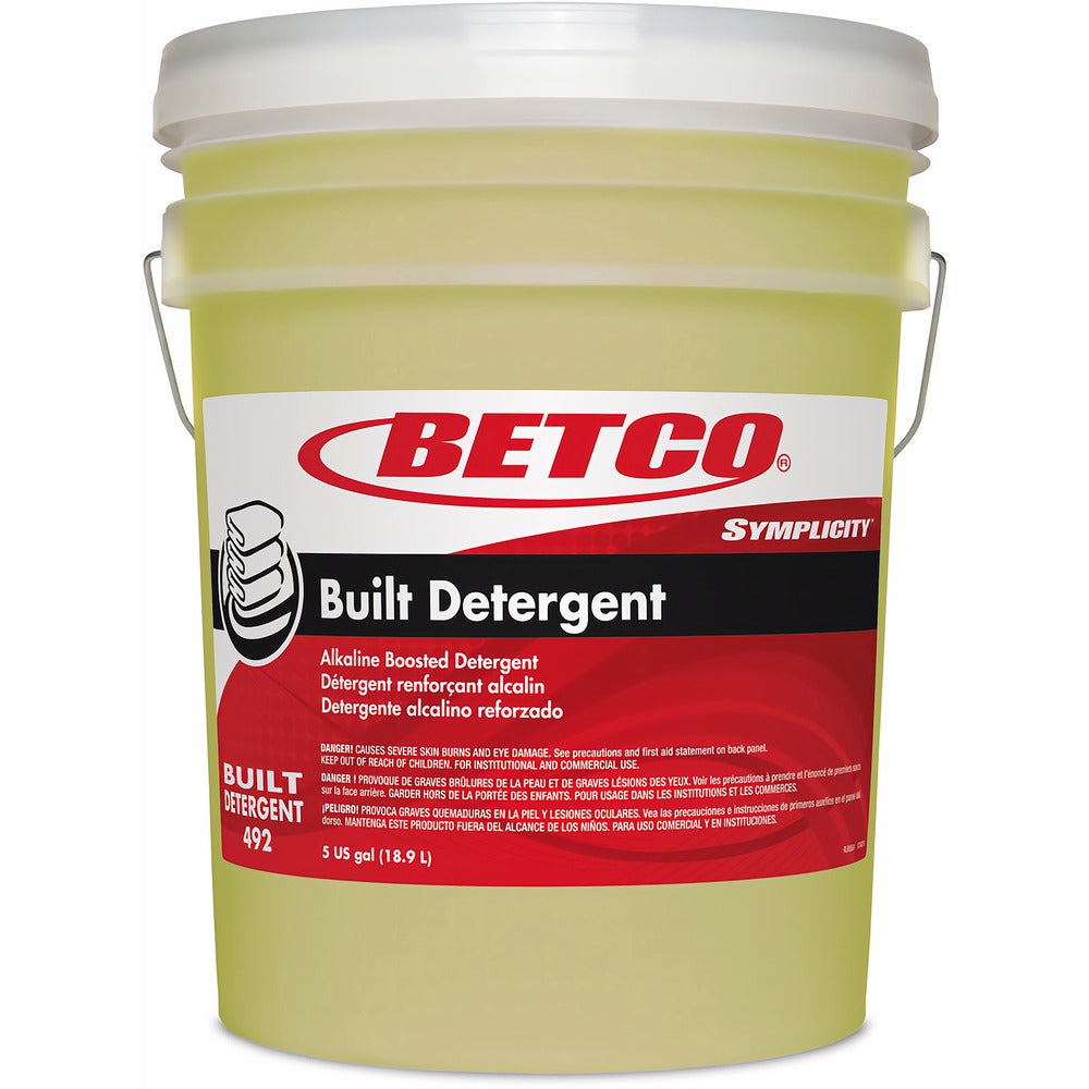 Image of Betco Corporation Laundry Detergent,Ultra-Conc,5 Gal Pail,Neon YW