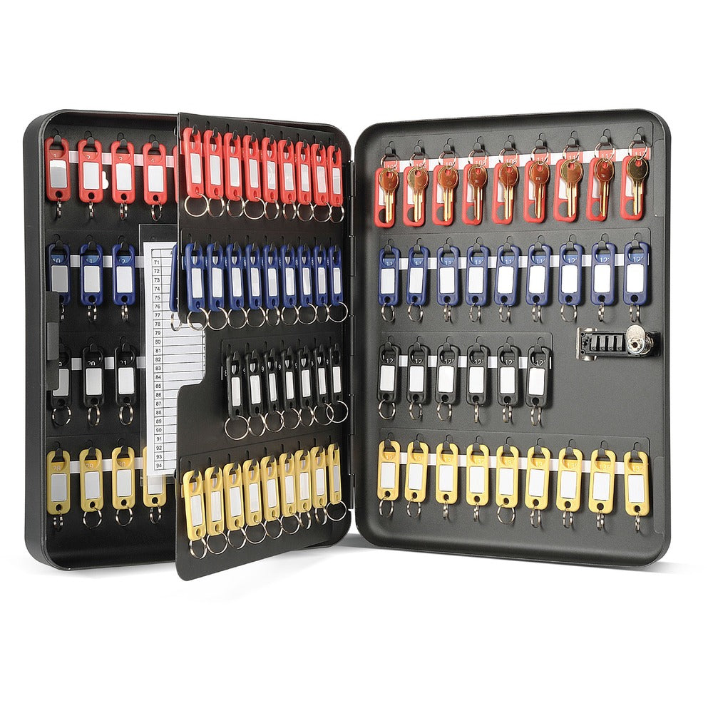 Image of Carl Mfg Cabinet,f/Keys,137 Cap,Combination,BK