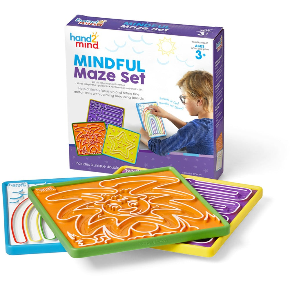 Image of Learning Resources Maze Set, Finger Paths, Ages 3+, 3 Mazes, Multi