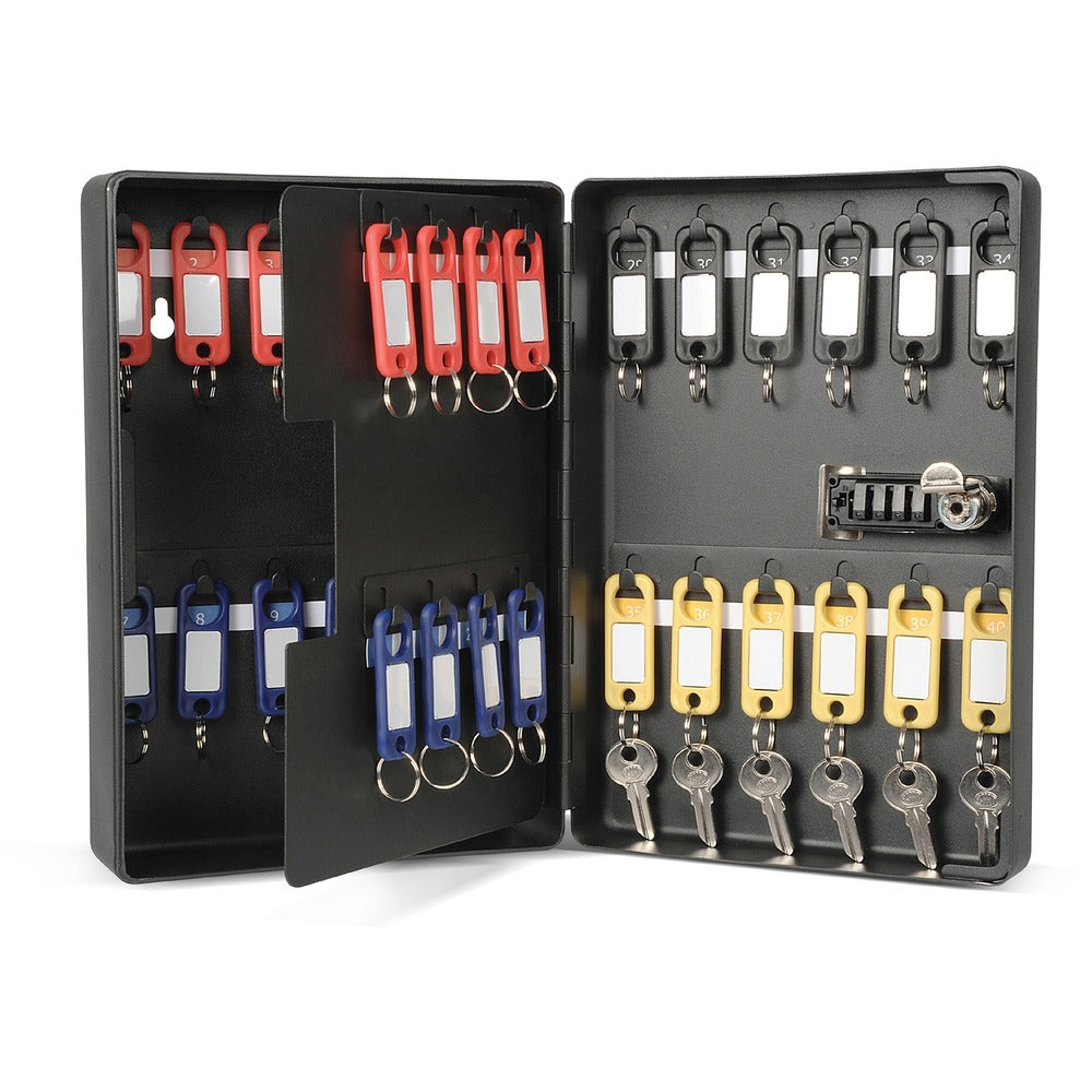 Image of Carl Mfg Cabinet,f/Keys,40 Cap,Combination,BK