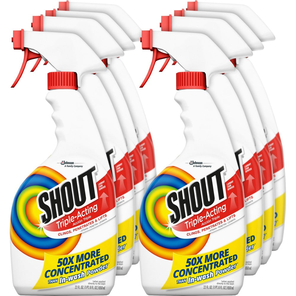 Image of S.C. JOHNSON & SON, INC Stain Remover,Cleaner,Bottle,8/CT,Clear