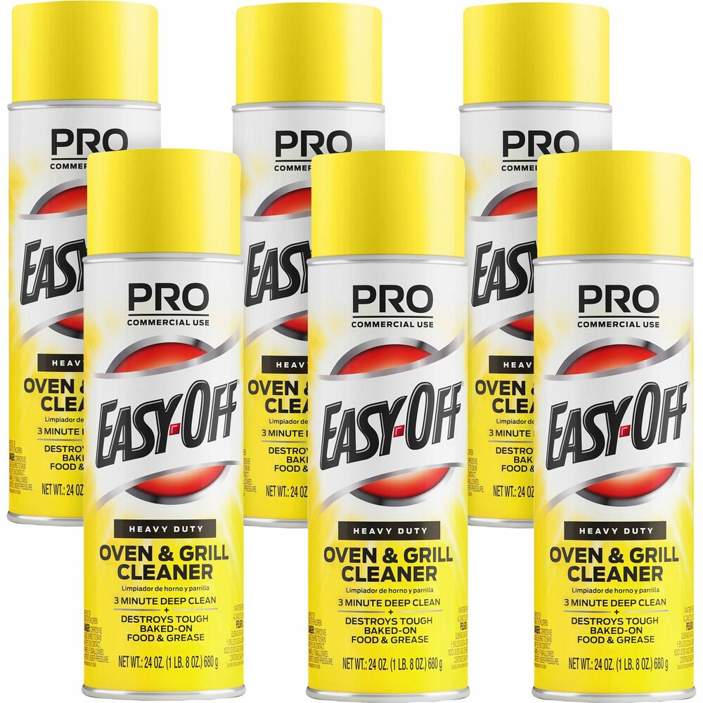 Image of Reckitt Benckiser Cleaner Spray,f/Oven/Grill,Pro,Heavy-duty,24oz,6/CT,White