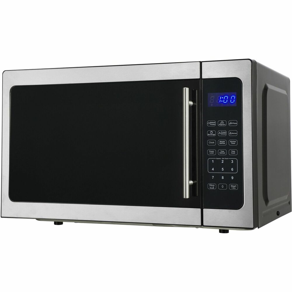 Image of Avanti Microwave Oven,1.5 Cubic ft,18-1/4"x21-1/4"x13",SR/BK