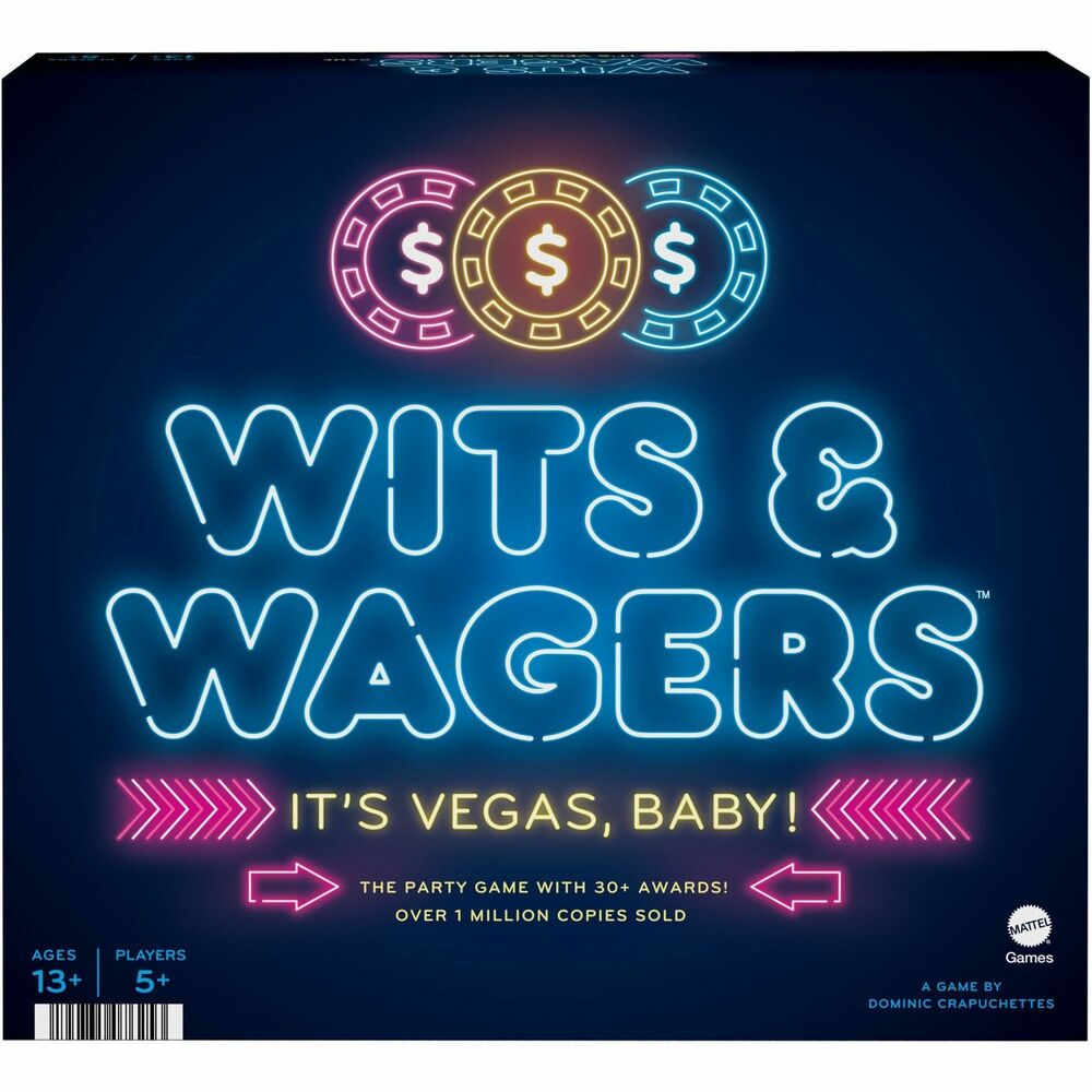 Image of Mattel, Inc. Board Game,Wits/Wagers,Vegas Edition