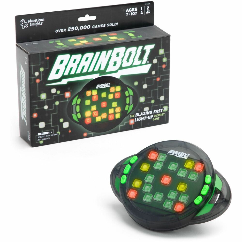 Image of Learning Resources Game,BrainBolt,Memory,Portable,Ages 7+