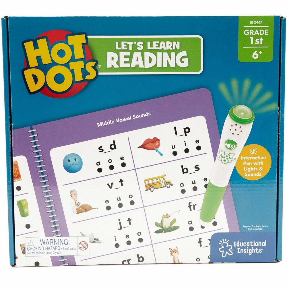 Image of Learning Resources Activities Set,Reading,Hot Dots,50 Pages