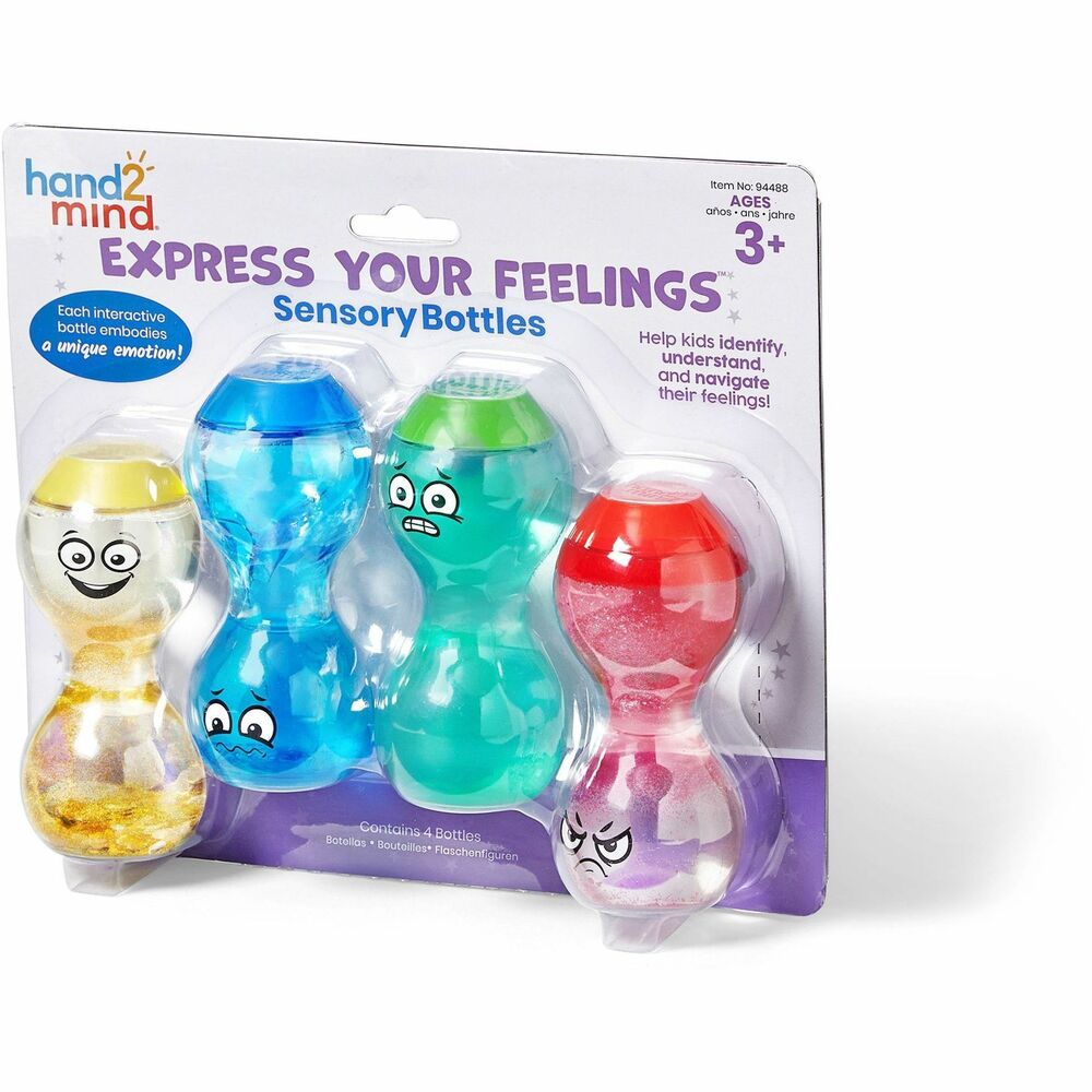 Image of Learning Resources Sensory Bottles Set,Feelings,4/Set