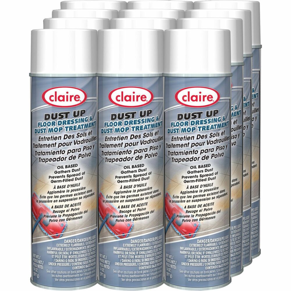 Image of Claire Manufacturing Co Dusting Treatment,Oil-Based,Lemon Scent,14 oz,12/CT