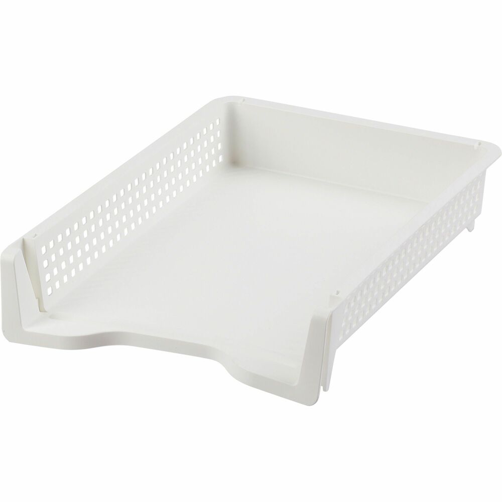 Image of Business Source Letter Tray,Stackable,Front-Loading,WE