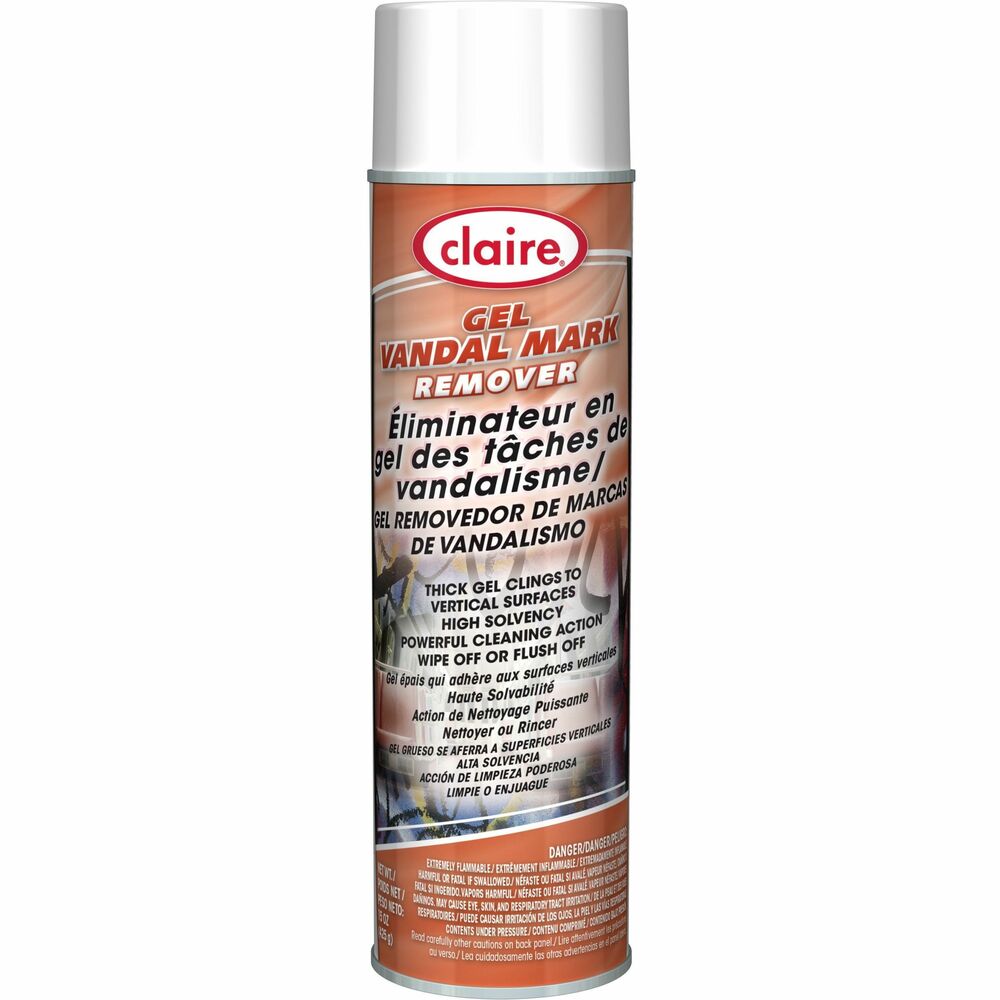 Image of Claire Manufacturing Co Graffiti Remover,Gel,15 oz,OE