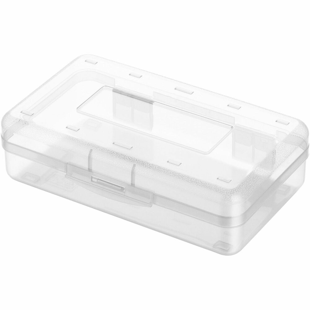 Image of Business Source Pencil Case,Snap Lid,Polypropylene,CR