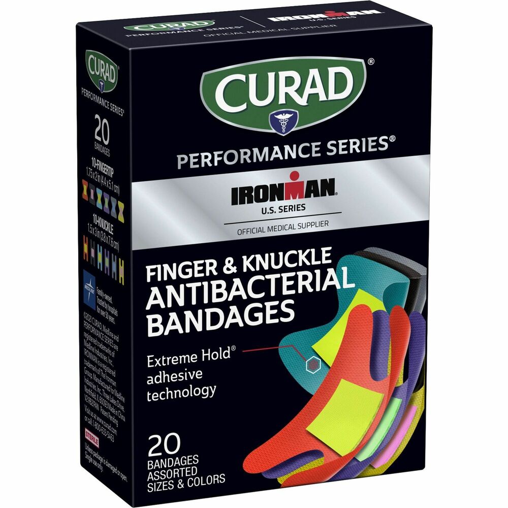Image of Medline Bandages,Antibacterial,Extreme Hold,AST Sizes,20/BX,AST