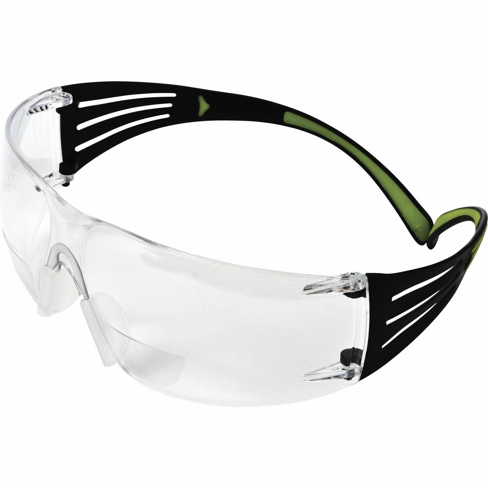 Image of 3M Eyewear,Readers,2.0 Diopter,Anti-Fog,Impact-Res,20/CT,CL/BK