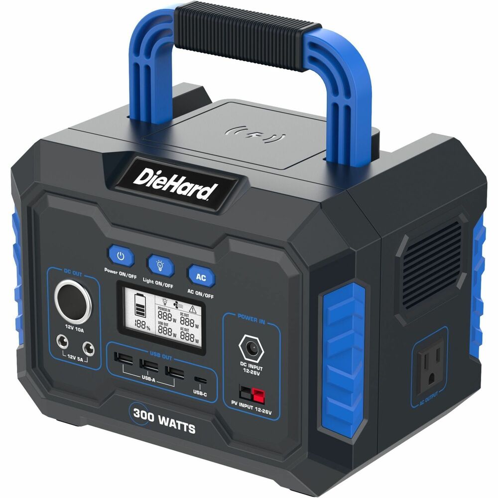 Image of ESM Power Station,USB/USB-C Port,DC Plug,300Watt,Rich BK