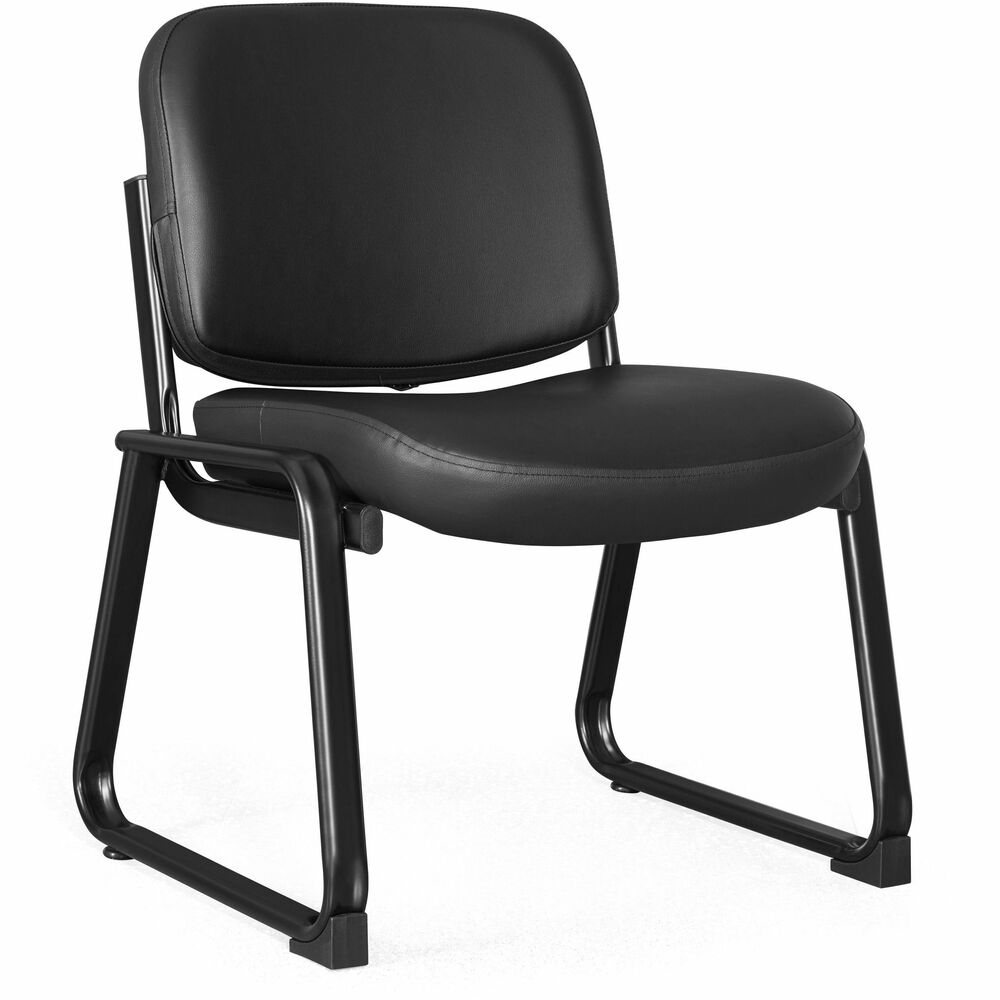 Image of Lorell Guest Chair,NoArms,Leather,24-3/4"x26"x33-1/2",B