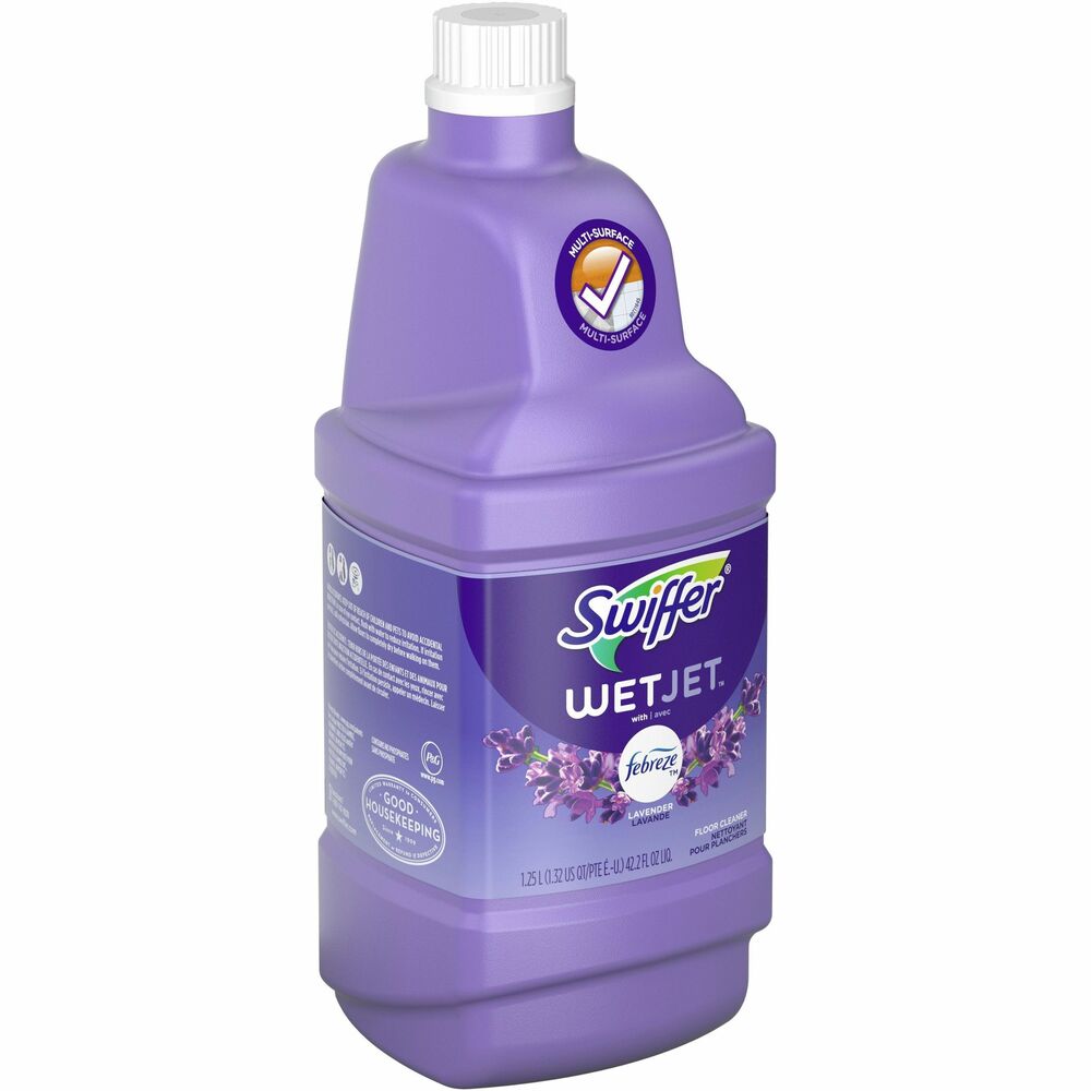Image of Procter & Gamble Commercial Floor Cleaner,f/WetJet,Lavender Vanilla,42.2oz,PE