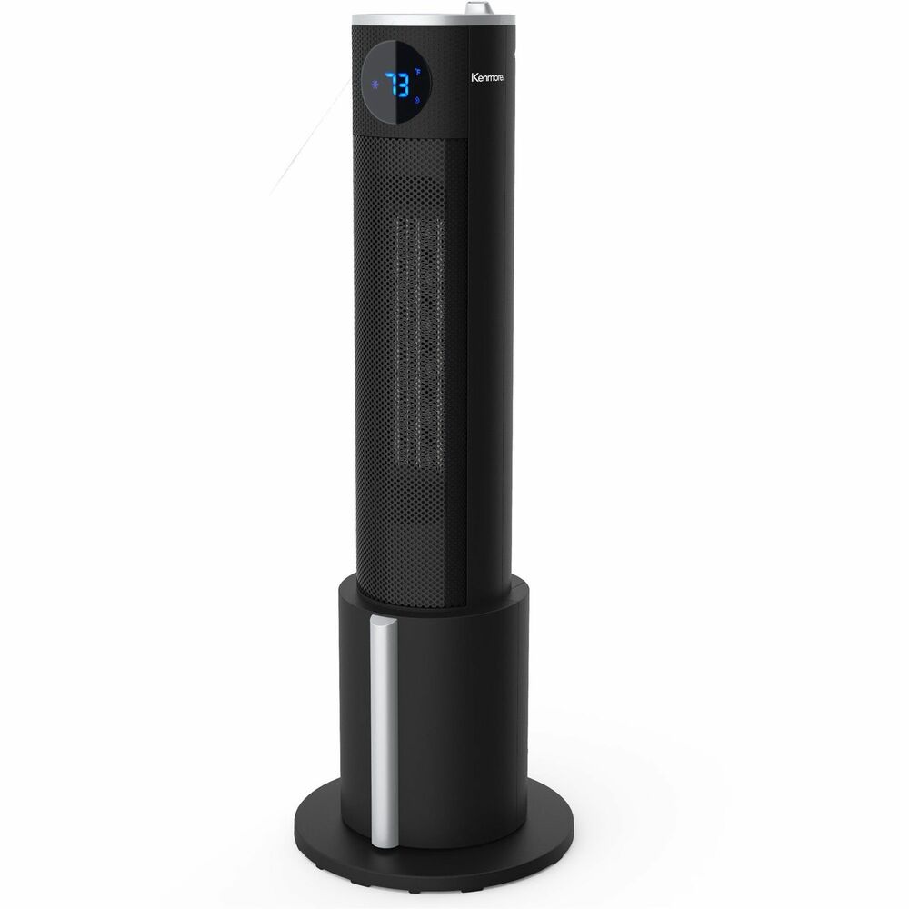 Image of ESM Heater,w/Humidifier,Tower,3 Speeds,Remote,29"H,BK