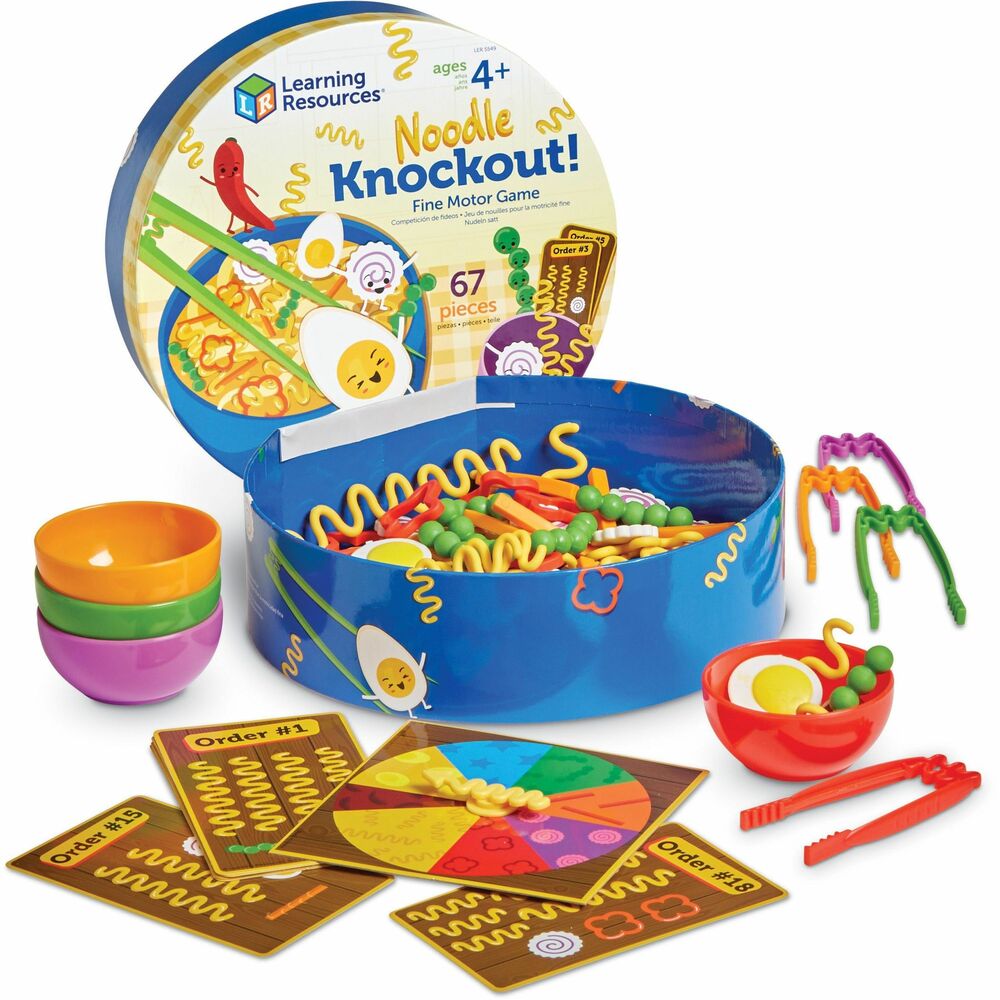 Image of Learning Resources Game,Noodle Knockout,Fine-Motor Skills,Ages 4+,MI