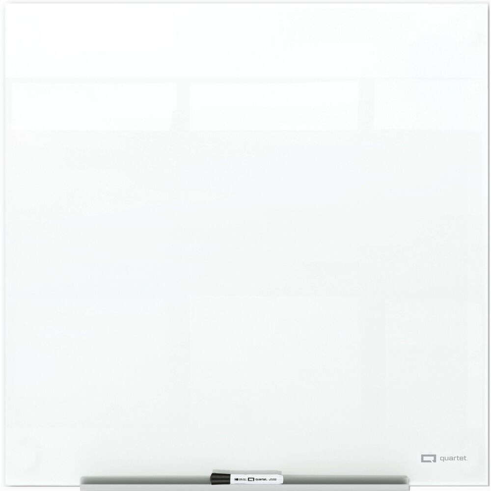 Image of Quartet Dry-Erase Board,Magnetic,Frameless,Glass,48"x48",WE