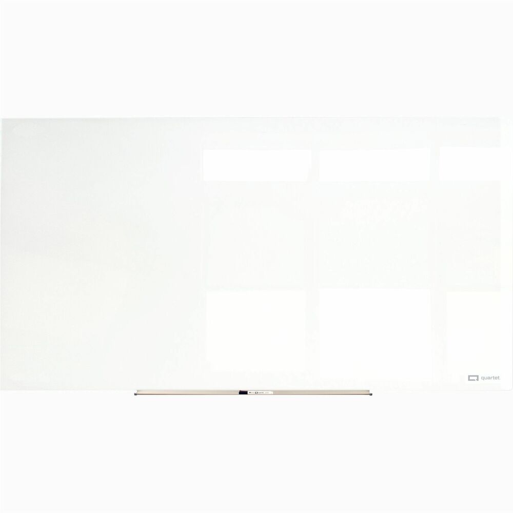 Image of Quartet Dry-Erase Board,Magnetic,Frameless,Glass,48"x96",WE
