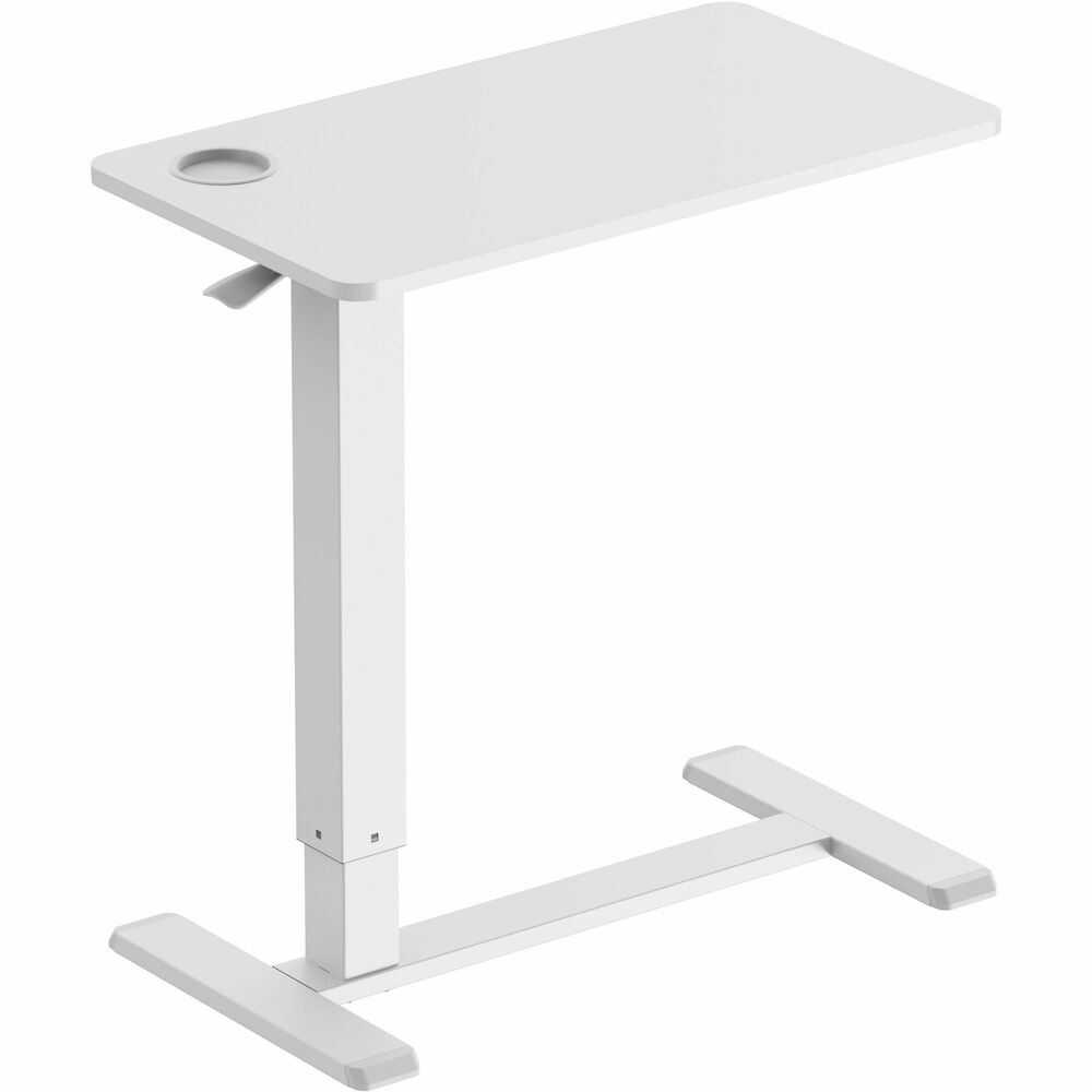 Image of Kantek Side Table,Height-Adjustable,Hidden Casters,28"x15-3/10",WE