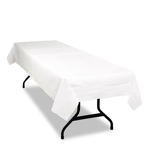 Image of Tablemate® Table Set Poly Tissue Table Cover, 54" X 108", White, 6/pack