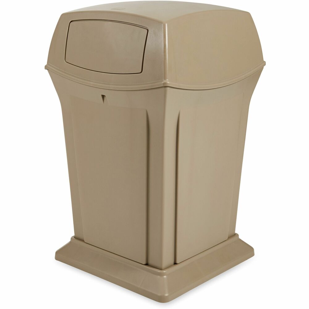 Image of Rubbermaid Commercial Products Waste Container,45 Gal,2 Doors,19.5"x19.5"x27.63",BG