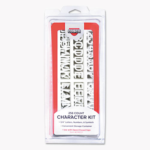 Image of COSCO Message/Business Hours Sign, 15 x 20.5, Black/Red