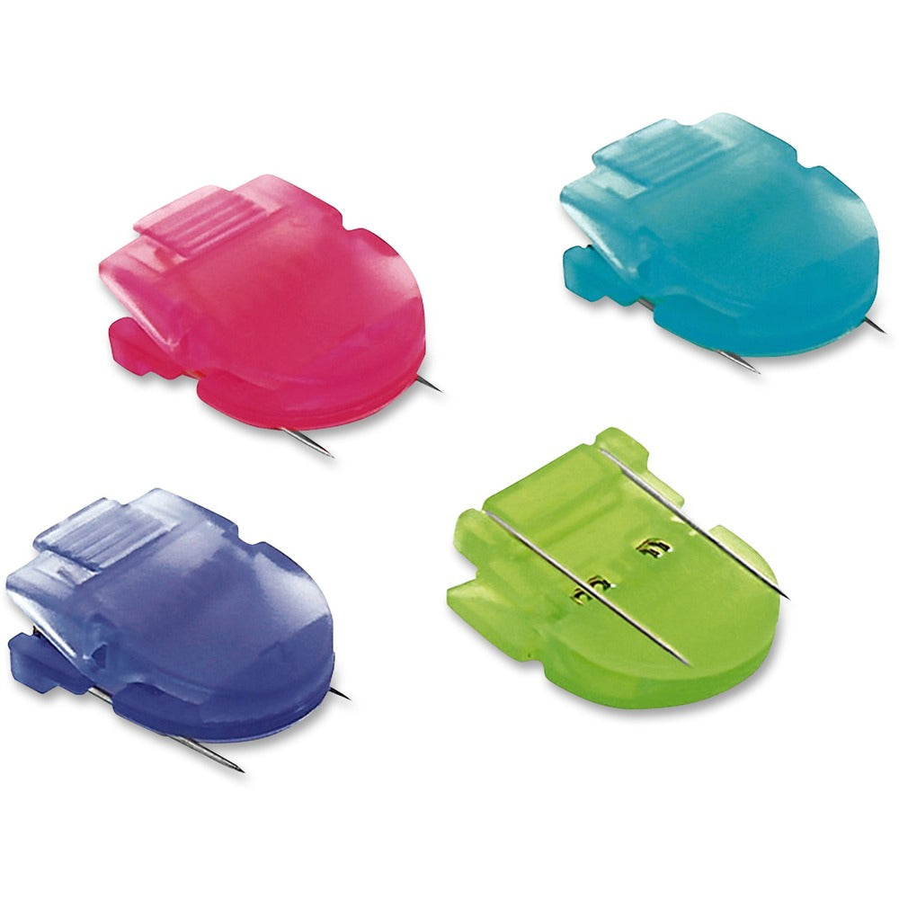 Image of Advantus Corp. Panel Wall Clips, Jumbo, 60 Sheet Capacity, 10/BX, Assorted