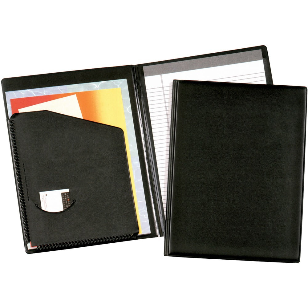 Image of Cardinal Pad Holder, Letter Pad Holder, 9-1/2"x1/2"x12-1/2", Black
