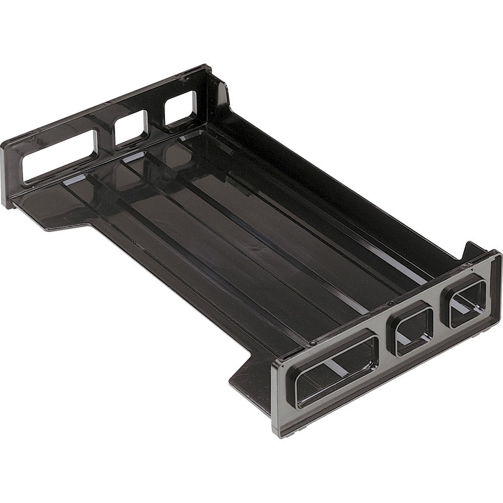 Image of Officemate Side Loading Stackable Desk Tray, 16-1/4"x9"x2-4/5", BK