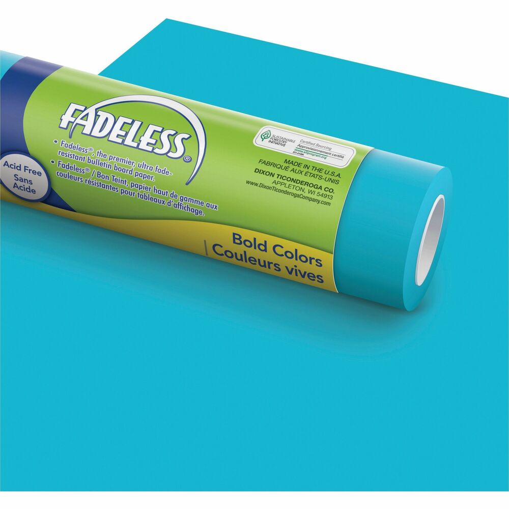 Image of Pacon Art Paper Roll, Fadeless, 48" x 50', 50 lb, Azure
