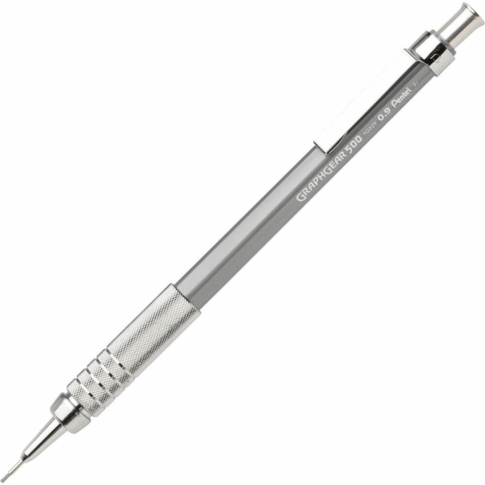 Image of Pentel Graphgear 500 Pencils, Refillable, .9mm, Gray