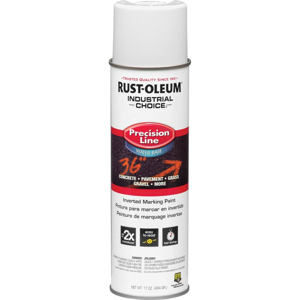 Image of Rust-Oleum Marking Paint, 17 oz., Water-based, White