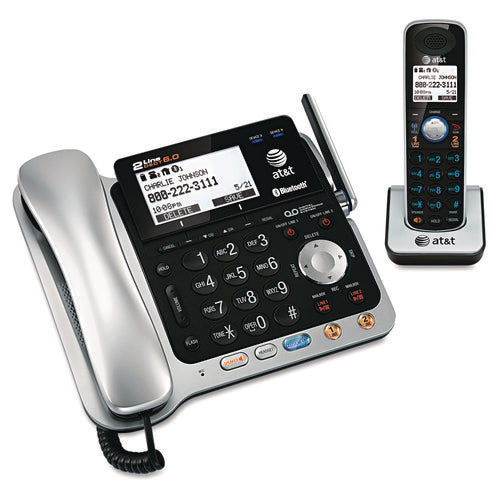 Image of AT&T® Tl86109 Two-Line Dect 6.0 Phone System With Bluetooth