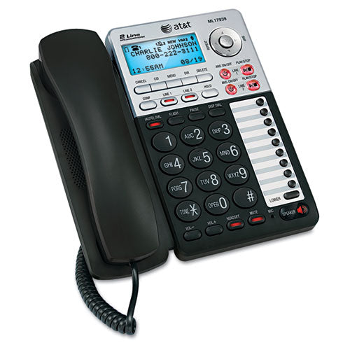 Image of AT&T® Ml17939 Two-Line Speakerphone With Caller Id And Digital Answering System