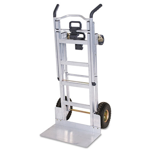 Image of Cosco® 3-in-1 Convertible Hand Truck, 800 lb to 1,000 lb Capacity, 21.06 x 21.85 x 48.03, Aluminum