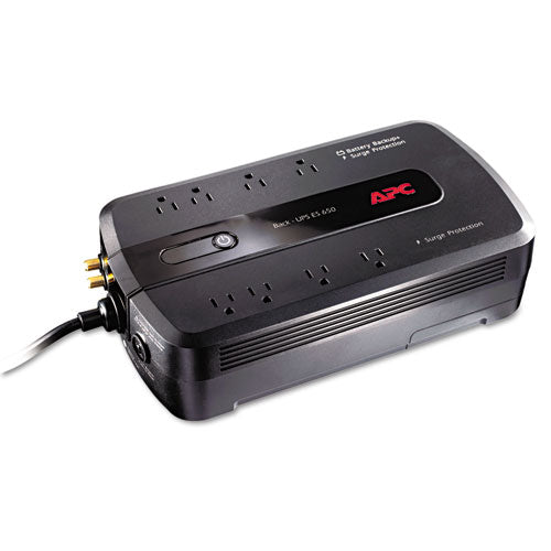 Image of APC® BE650G1 Back-UPS ES 650 Battery Backup System, 8 Outlets, 650 VA, 340 J