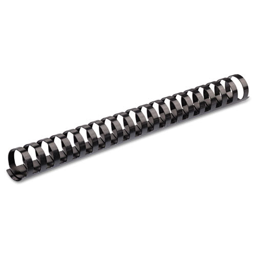 Image of Fellowes® Plastic Comb Bindings, 3/4" Diameter, 150 Sheet Capacity, Black, 25/Pack