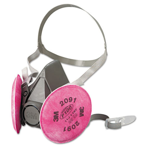 Image of 3M Half Facepiece Respirator 6000 Series, Reusable, Large