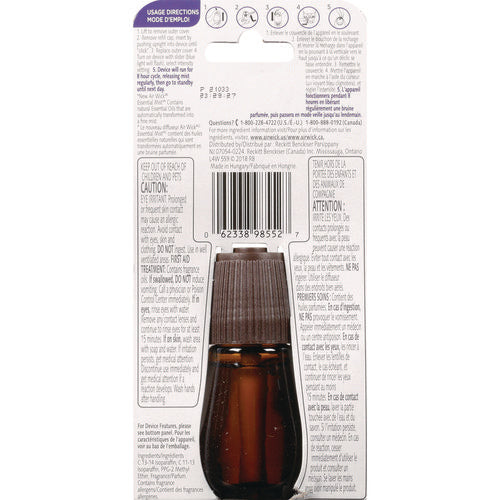 Image of Air Wick® Essential Mist Refill, Lavender And Almond Blossom, 0.67 Oz Bottle, 6/carton