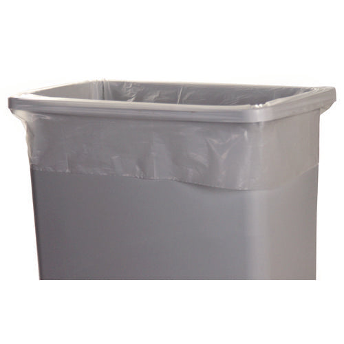 Image of AccuFit® Linear Low Density Can Liners With Accufit Sizing, 23 Gal, 0.9 Mil, 28" X 45", Clear, 50/box