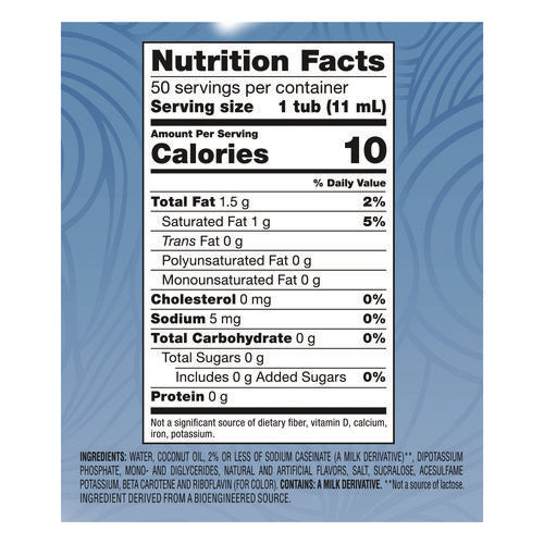 Image of Coffee mate® Liquid Coffee Creamer, Zero Sugar French Vanilla, 0.38 oz Mini Cups, 50/Box