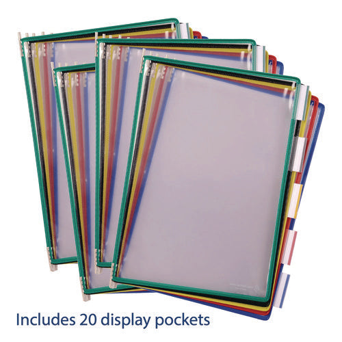 Image of djois® by Tarifold Desktop Reference Starter Set With Display Pockets, 20 Pockets