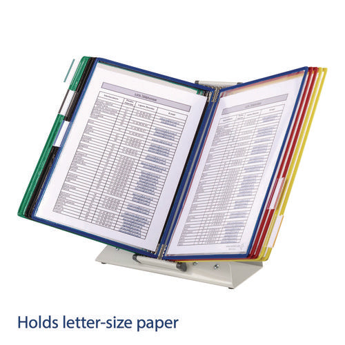 Image of djois® by Tarifold Desktop Reference Starter Set, 10 Pockets, 5 Tabs