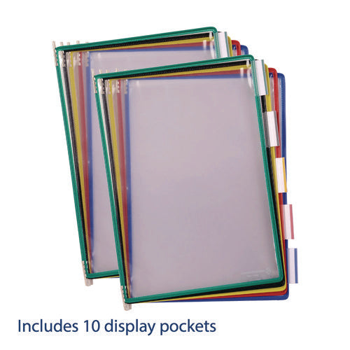 Image of djois® by Tarifold Desktop Reference Starter Set, 10 Pockets, 5 Tabs