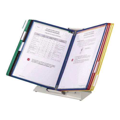 Image of djois® by Tarifold Desktop Reference Starter Set, 10 Pockets, 5 Tabs