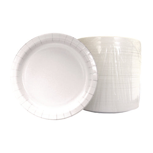 Image of Boardwalk® Paper Dinnerware, Plate, 6" dia, White, 1,000/Carton