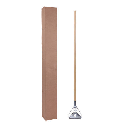 Image of Boardwalk® Quick Change Metal Head Mop Handle for No. 20 and Up Heads, 62" Wood Handle